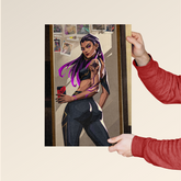 Reyna – Valorant Mirror Pose Poster